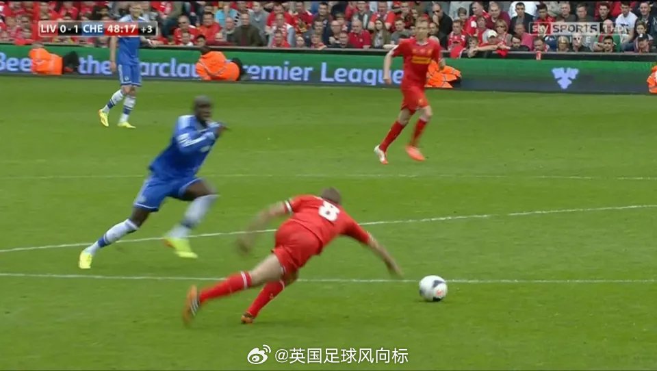 英媒提醒：杰拉德中场接球滑倒，这一幕正在发生在2013-14赛季…