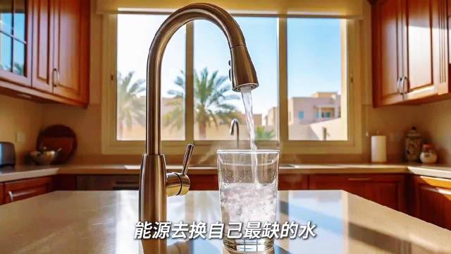沙特沙漠下建成钢铁河流管道输送淡水