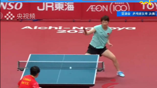 王曼昱孙颖莎亚运会女单巅峰对决，多拍相持精彩绝伦