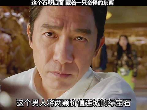 这个石壁后面，藏着一只奇怪的东西
