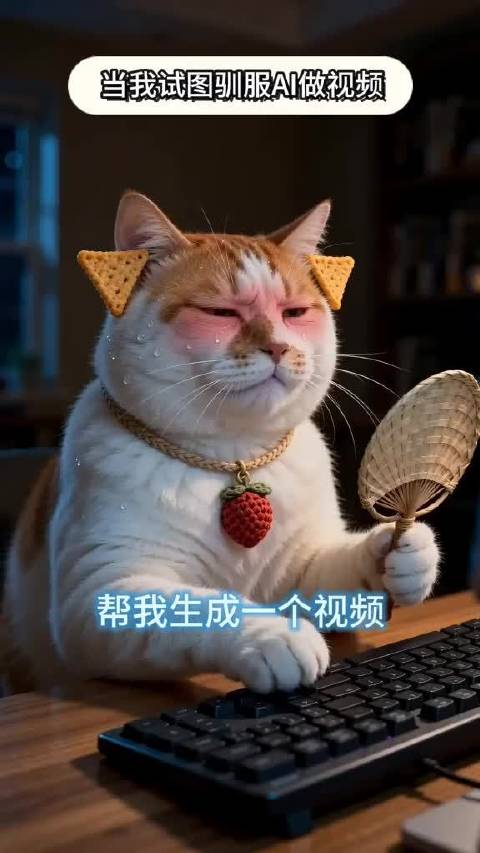 当我试图驯服 ai 做视频 031改 AI不易，猫猫叹气！ai创作浪潮