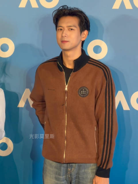 澳网中国发布会蓝毯超近距离见到李现