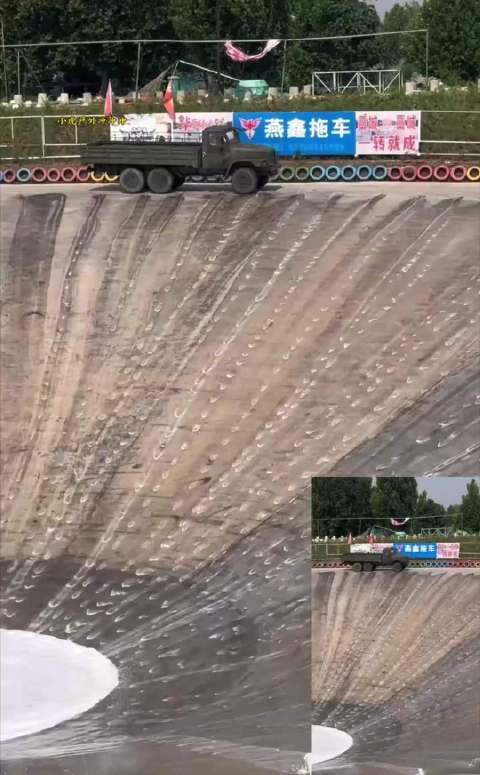 解放牌卡车的“火锅坑”测试