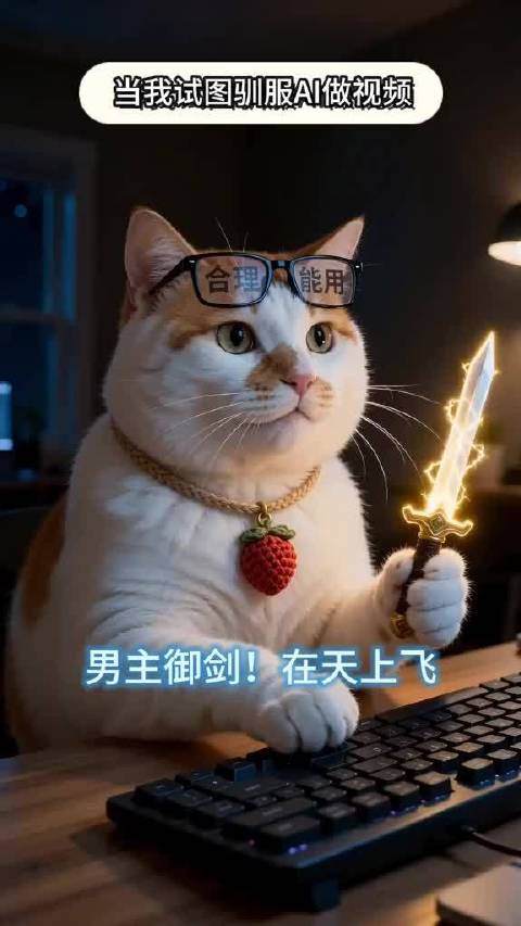 当我试图驯服 ai 做视频 032 AI不易，猫猫叹气！ai创作浪潮