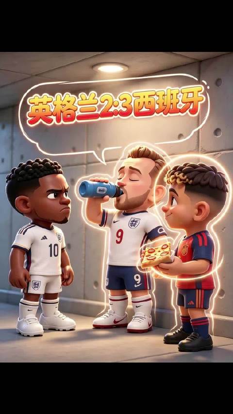 西班牙 3-2 英格兰，凯恩主罚点球击中横梁，亚马尔仅用 2 分钟就完成闪击