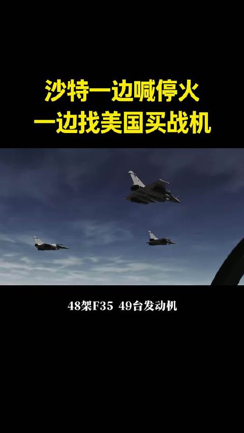 沙特一边喊停火一边找美国买战机