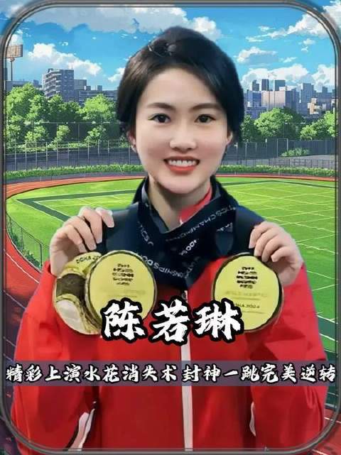 陈若琳迎战加拿大强敌，入水瞬间水花匿迹，高分压制全场！