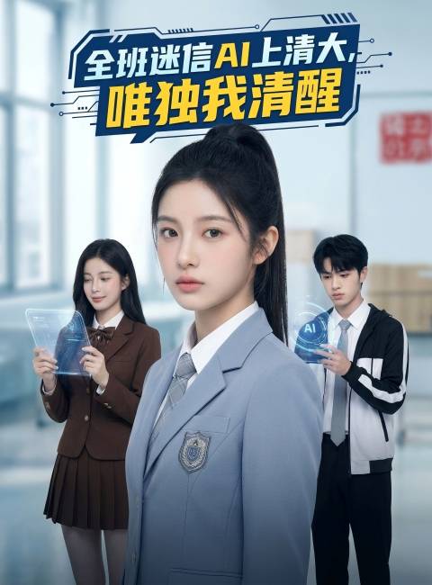 短剧·全班迷信AI上清大，唯独我清醒-第33集-陈念安前世好心劝阻盲从AI骗局的同班同学，却惨遭推搡坠楼惨死。一朝重生