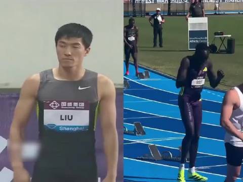 刘翔跨栏赛场以一敌七，用实力为国争光