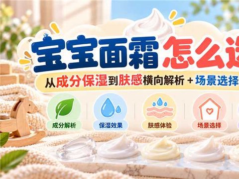 宝宝面霜怎么选?从成分保湿到肤感横向解析+场景选择+FAQ 宝宝面霜怎么选?从成分保湿到肤感横向解析+场景选择+FAQ