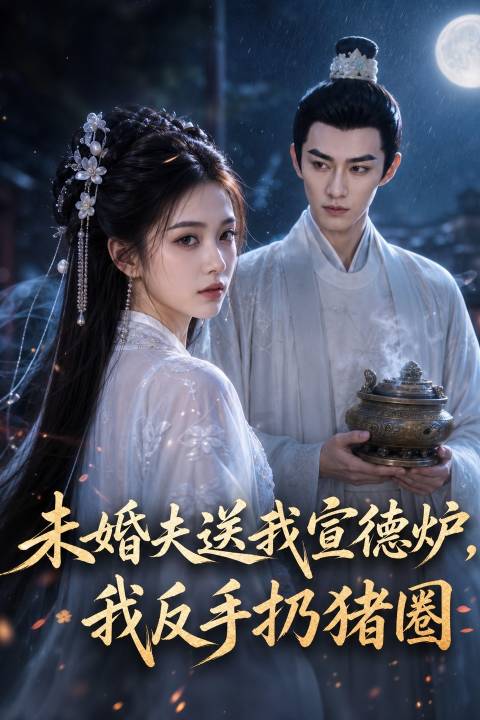 短剧·未婚夫送我宣德炉，我反手扔猪圈-第62集-大婚在即，未婚夫陆怀瑾送来宣德炉、玉佩、木雕，件件说是定情信物，件件要我