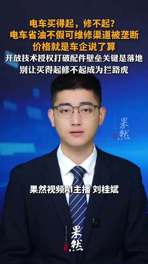 买得起修不起，电车维修价格车企说了算