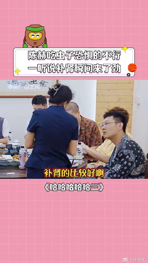 陈赫 陈赫吃虫子 一听说补肾瞬间来了劲