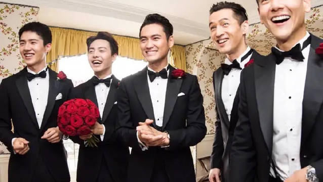 胡歌彭于晏马天宇刘昊然伴郎团，至今无人超越