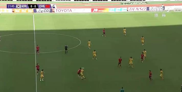 U23国足1-0韩国，王钰栋第22分钟破门