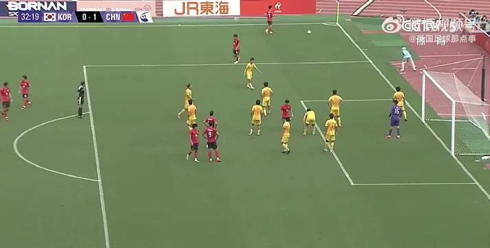 亚运国足vs韩国 ⚽ 王钰栋这脚进球太帅了 虽然输了但场面真不差