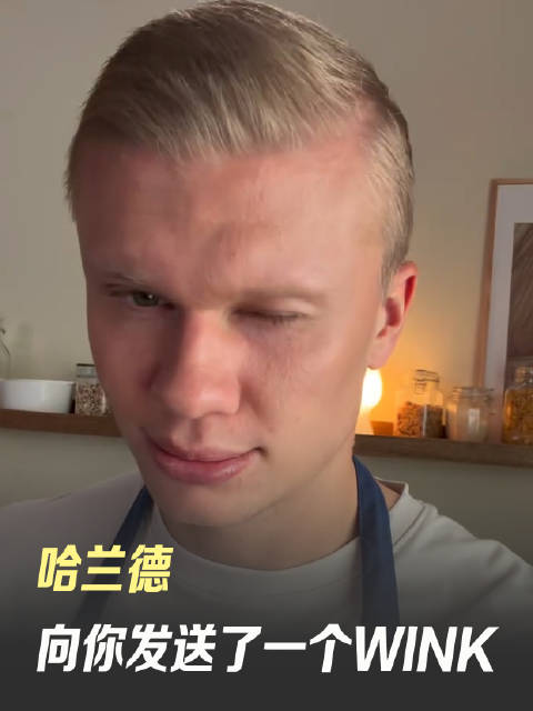哈宝不仅晒了健康餐 还送出一个wink