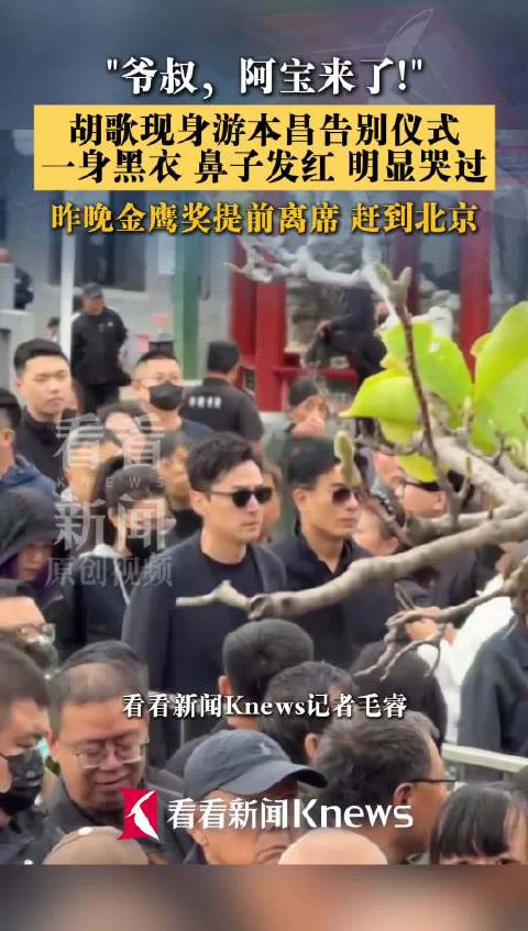 胡歌陈龙出席游本昌告别仪式