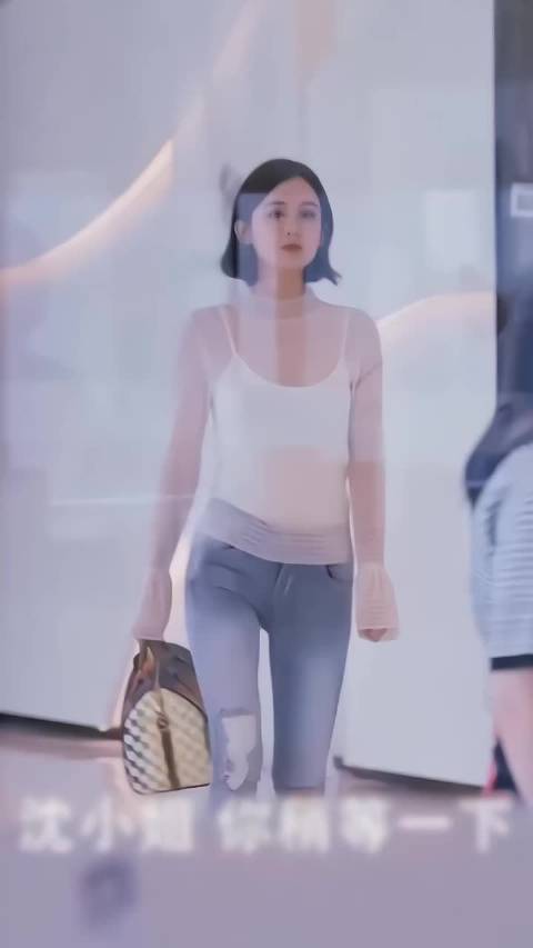 穿牛仔裤的娜扎真是没话说