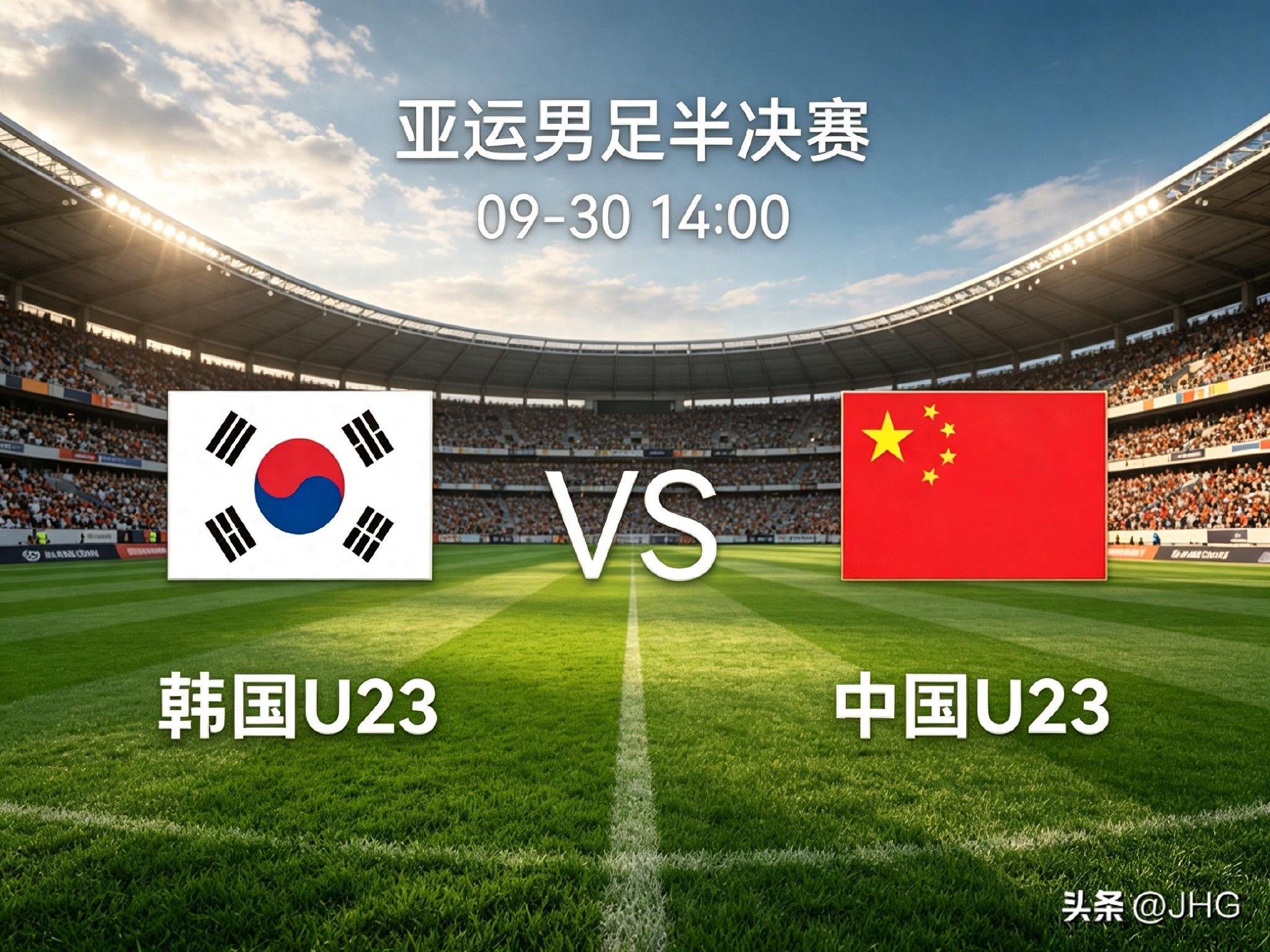 亚运男足半决赛前瞻：中国U23战韩国，三大理由看好“不败”底气