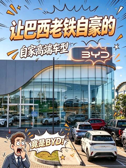 本来想吹自己移民的巴西的高端新能源汽车厉害