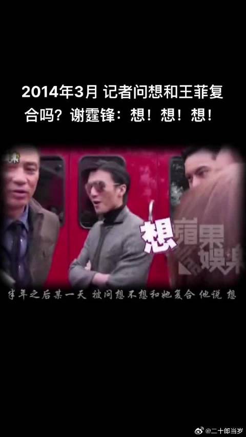 2014年3月记者问谢霆锋想不想和王菲复合？