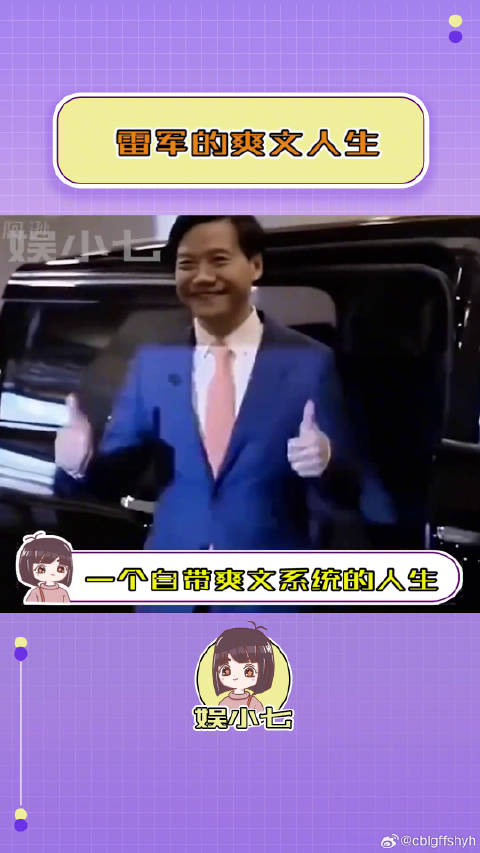 雷军，一个自带爽文系统的人生！爽文男主 微博VC计划