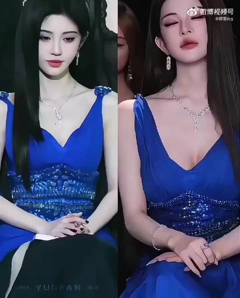 “鞠婧祎星光大赏犯困都有人仿妆模仿了，真的是好权威的一张脸… ”