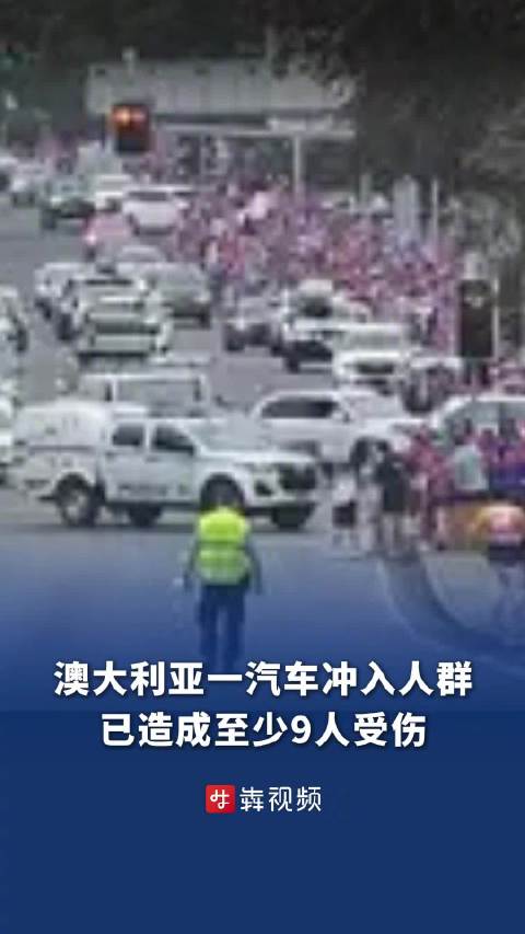 澳大利亚一汽车冲入人群致多人受伤