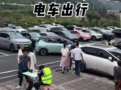 节假日高速充电排长队 混动车主烧油赶路
