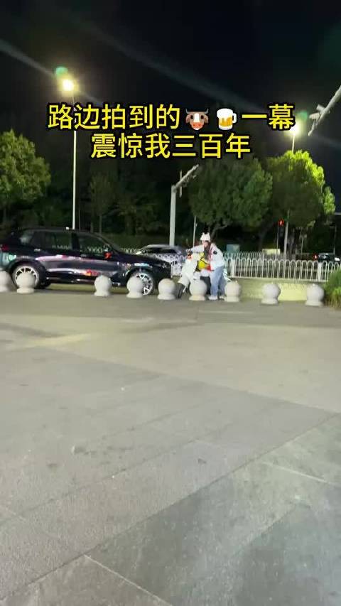 谁懂啊！姑娘推电动车被石墩挡住，接下来的操作...我的天！ 真的是逆天了！