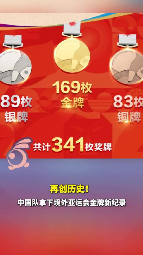 中国队169金89银83铜
