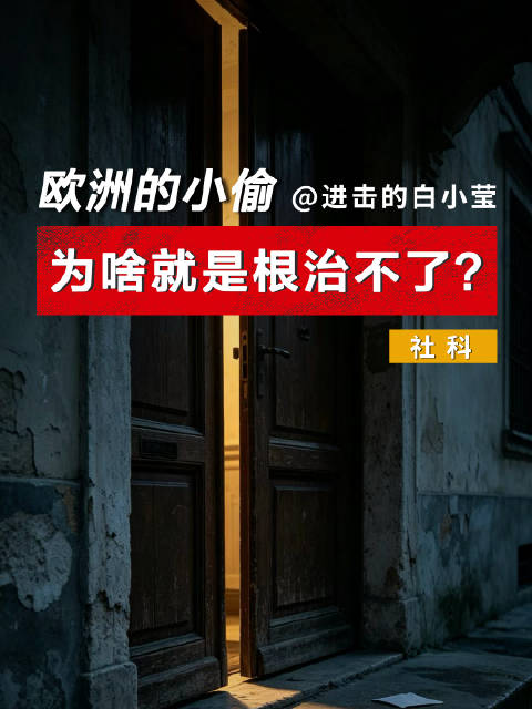 欧洲的小偷，为啥就是根治不了？