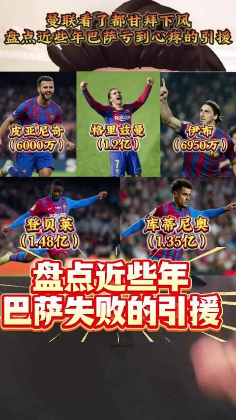 巴萨近年失败引援盘点，伊布登贝莱领衔