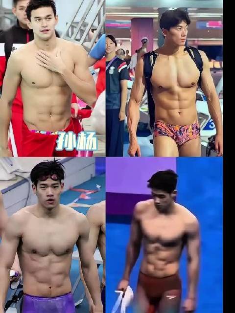 潘展乐孙杨汪顺腹肌数量现三处不同