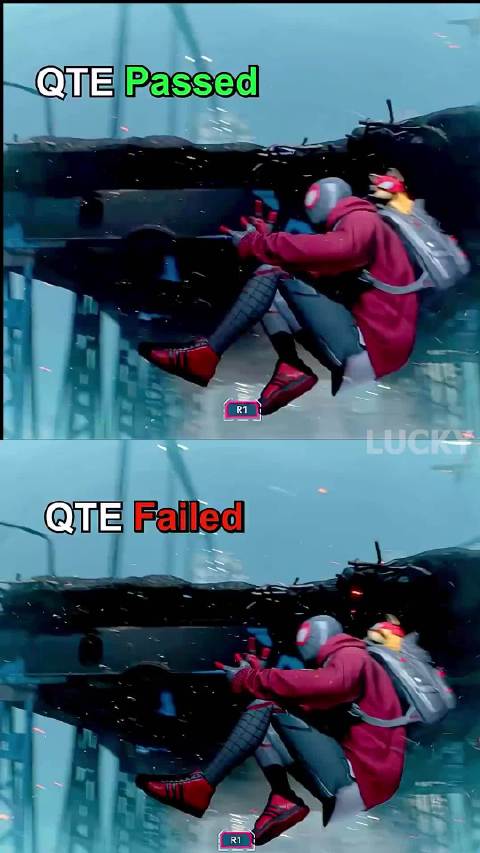 QTE成功 VS QTE失败 X：Badboy1B