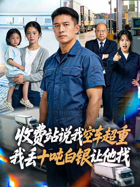 短剧·收费站说我空车超重，我丢十吨白银让他找-第48集-货车司机林洪涛空载过桥，被超限点工作人员刘翠芳诬陷超重十吨。站长