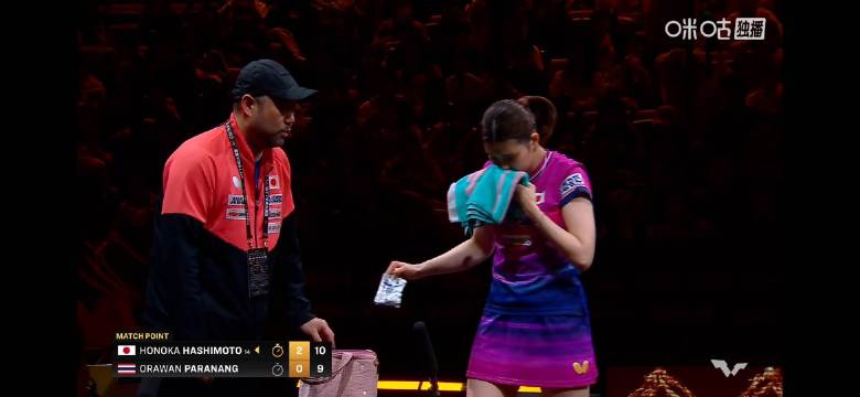 桥本帆乃香3比0帕拉南，晋级WTT中国大满贯女单八强
