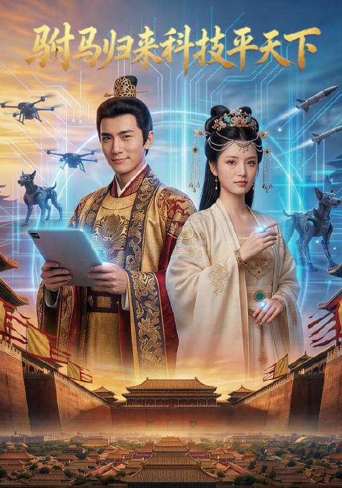 短剧·驸马归来科技平天下-第65集-历史系毕业生高逸之意外魂穿大夏，竟发现安庆公主是自己现代的科学家妻子。二人相认后，联