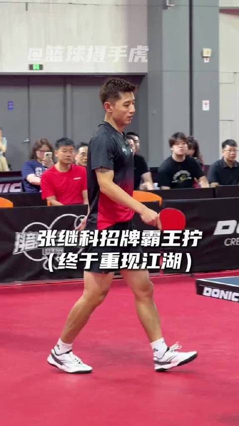 张继科对阵奥恰洛夫打出倒地爆冲神仙球