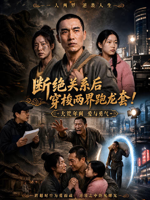 短剧·断绝关系后穿梭两界跑龙套-第60集-大荒年里，刘二狗因拒绝卖女儿刘花花，与冷血的父兄断绝关系。他坠崖后意外穿越到现