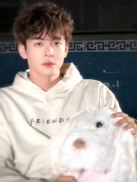 风吹过你的发梢，偷走了我的心跳， @曾舜晞Joseph 241026卷毛小狗