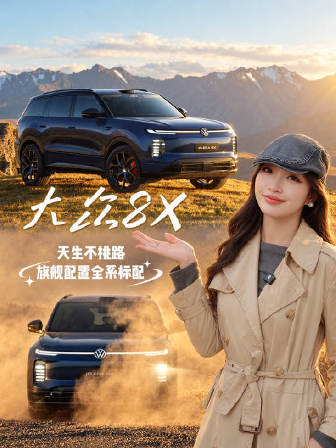 上汽大众ID. ERA 8X搭载800V快充与192线激光雷达
