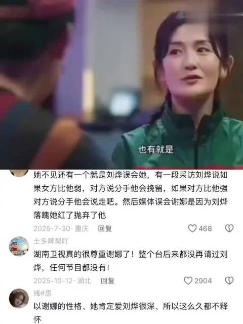 谢娜刘烨相恋九年未走到一起，十多年未同台
