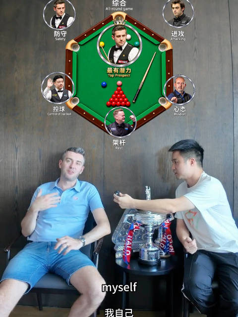 塞尔比心目中的斯诺克各单项最佳球员