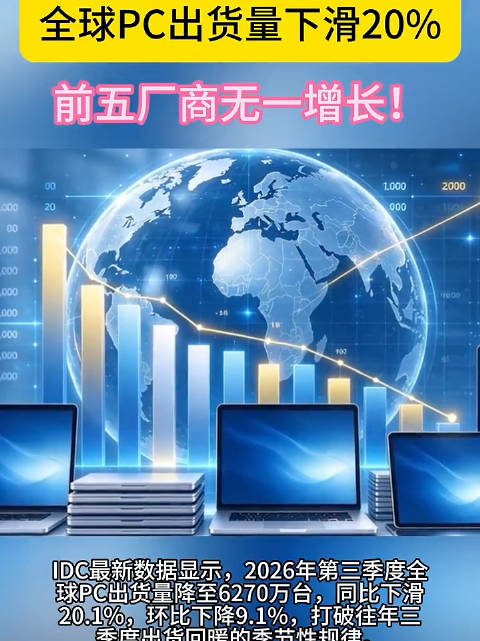 电脑也不好卖了惠普联想电脑出货量暴跌