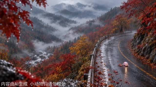 暴雨天粉色房车露营小鼠咕噜的沉浸式vlog