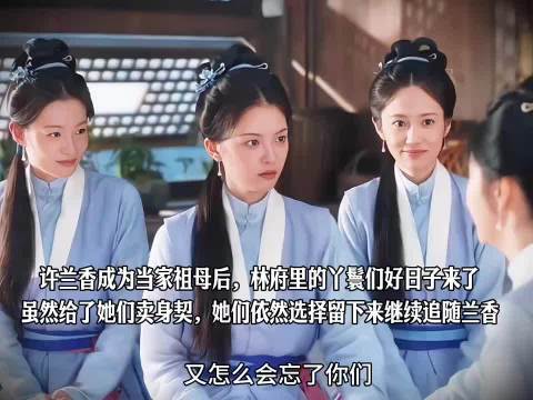 许兰香成当家祖母，丫鬟获卖身契仍留林府追随