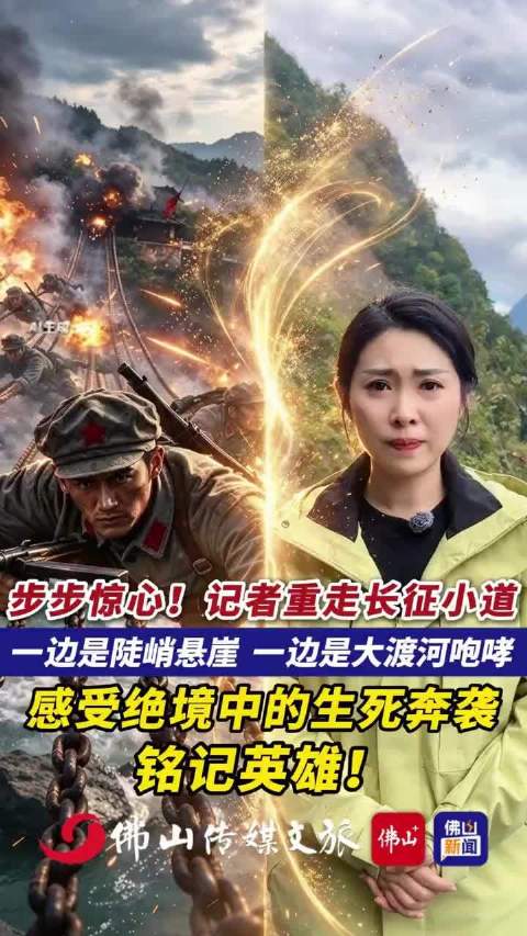 佛山传媒文旅记者重走长征小道