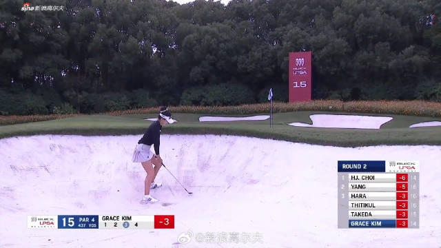 2026别克LPGA锦标赛第二轮 格蕾丝-金15号洞沙坑切鸟